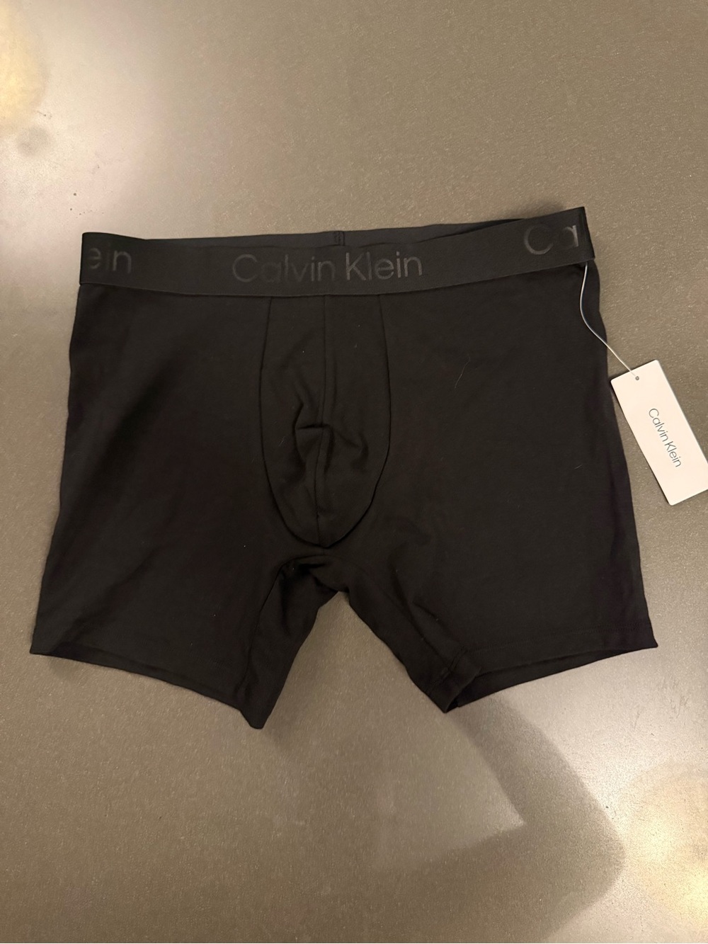 New Calvin Klein Black Men's Boxer Briefs. Cotton Modal Mix